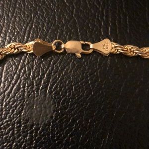 14k Italy rope chain